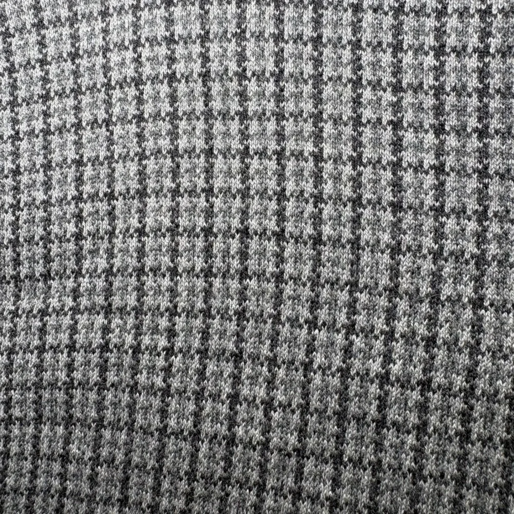 Polo Golf Ralph Lauren Mens Large Grey Check V-Neck 100% Cotton Knit Sweater - Picture 6 of 6